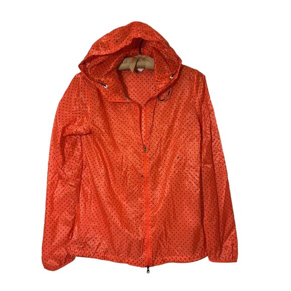 Nike Red & Black Polka dot Windbreaker, Rain Jacket, Women’s SZ Medium - Picture 9 of 9